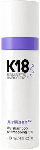 K18 air wash dry shampoo